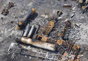 انفجار کارخانه گاز پروپان در تورنتو