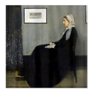 نقاشیِ مادر اثر ویسلر 