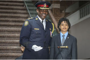 مارک ساندرز برای ریاست پلیس تورنتو سوگند خورد
