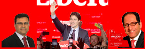 برای نخستین بار نخست وزیر کانادا با دو کانادایی ایرانی تبار به مجلس می رود!/حسن زرهی