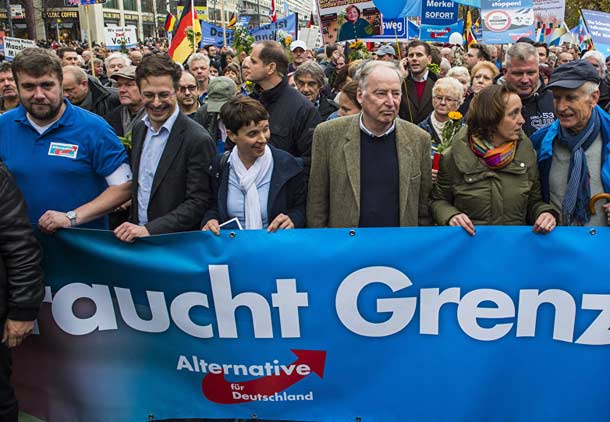 تظاهرات حزب راستگرای آلترناتیو در آلمان