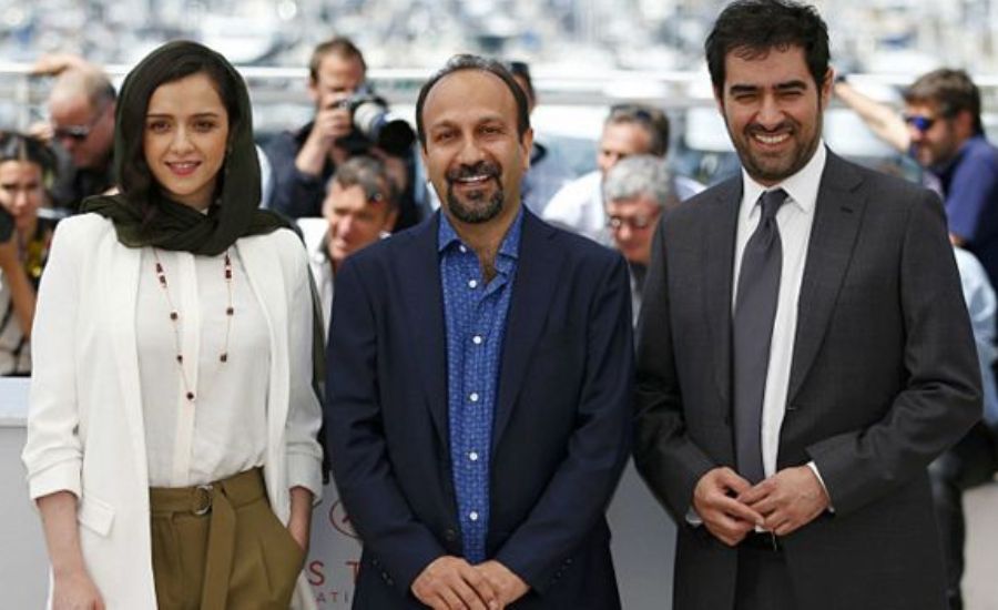 شهاب حسینی، اصغر فرهادی و ترانه علیدوستی در جشنواره فیلم کن ـ می 2016