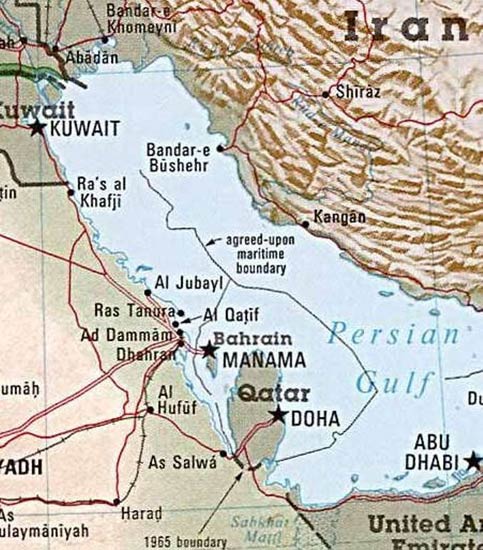 Persian Gulf Maps شهروند