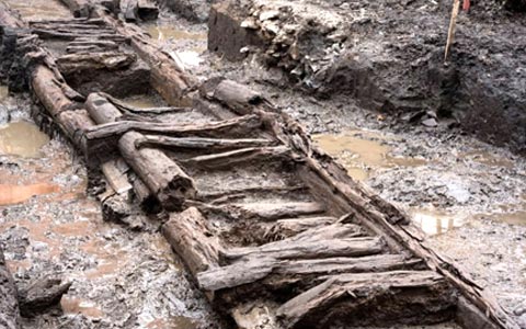 کشف حصاربندی چوبی ۳۲۵ ساله ی کبک سیتی