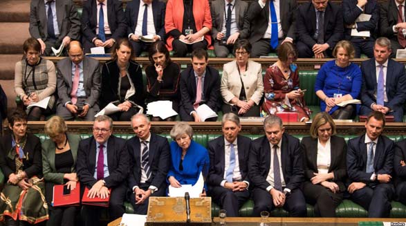 دولت «ترزا می» از پارلمان بریتانیا رای اعتماد گرفت
