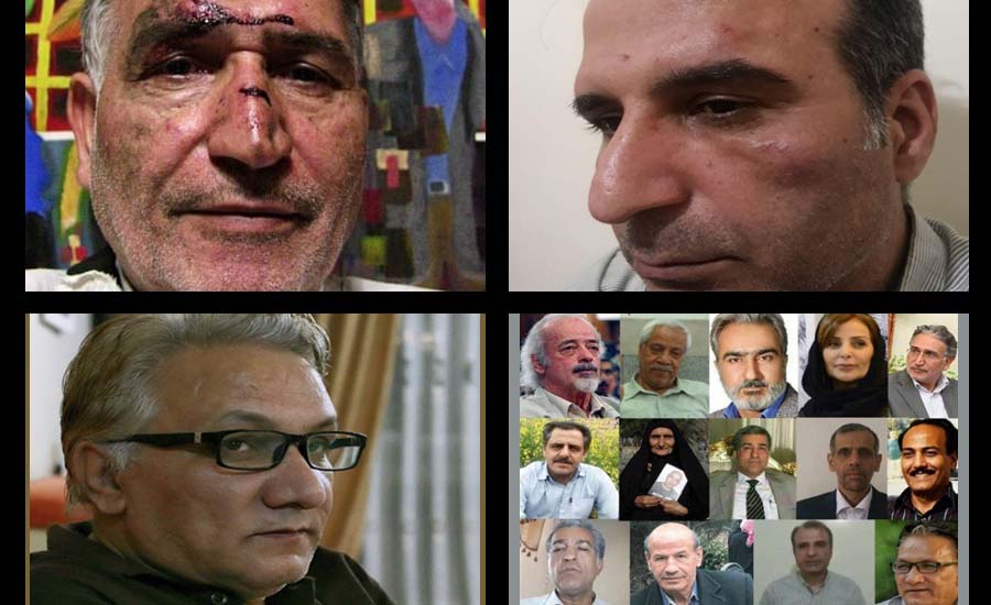 ضرب و جرح و تهدید اعضای بیانیه ۱۴ تن در ایران
