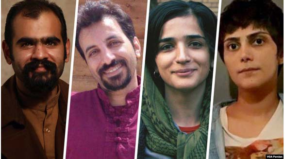 صدها دانشجو به صدور احکام قضایی و زندانی کردن فعالان دانشجویی در ایران اعتراض کردند