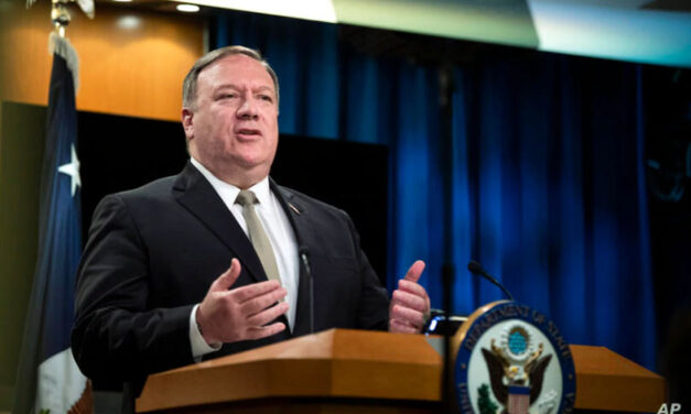 اشاره مایک پمپئو به ادامه فشار بر ایران برای توقف حمایت از تروریسم در پیام به مناسبت تاسیس وزارت خارجه آمریکا