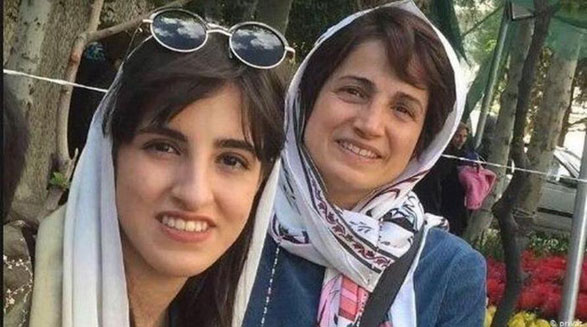 دختر ۲۰ ساله نسرین ستوده وکیل زندانی ساعاتی بازداشت و با وثیقه آزاد شد